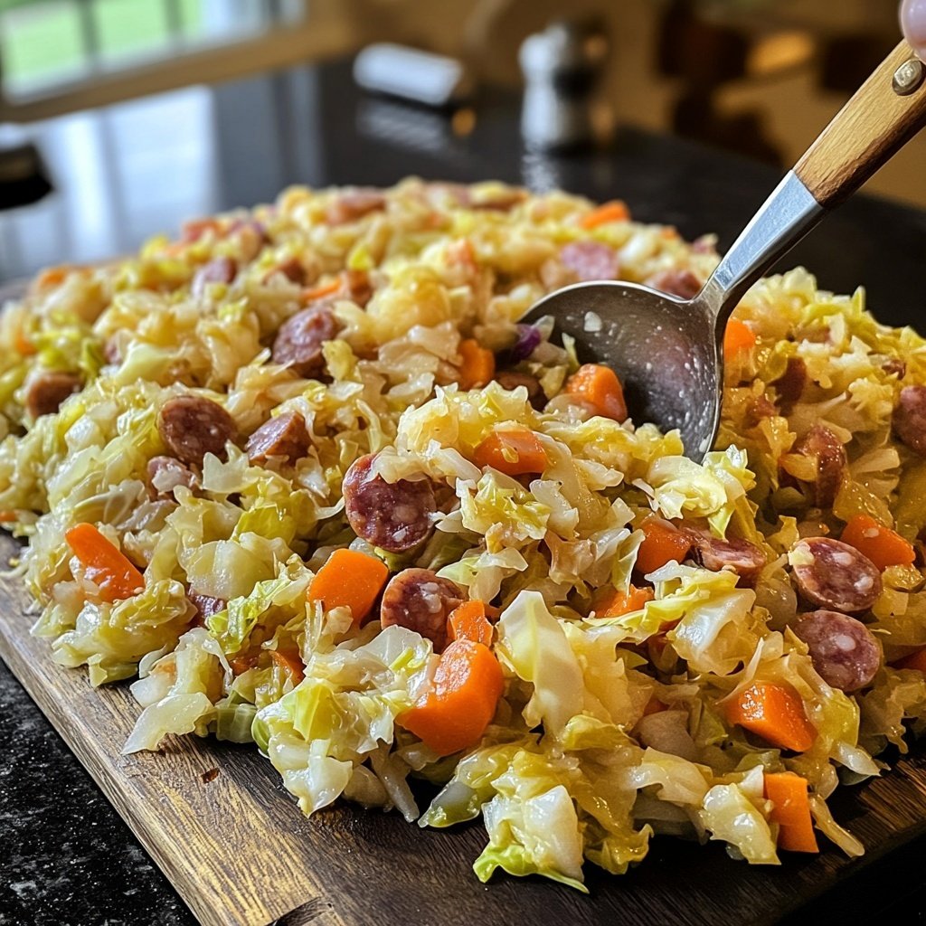 Einfacher Weißkohleintopf