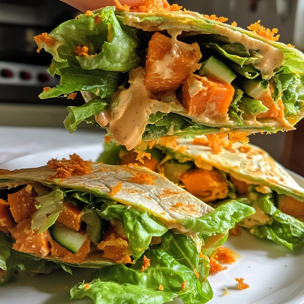 Wraps mit Joghurtsauce