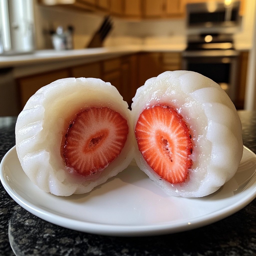 Erdbeer-Mochi